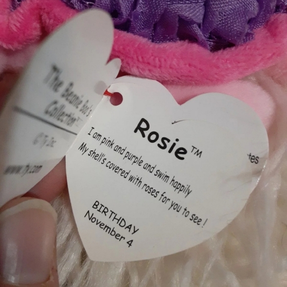 Ty Beanie Baby Rosie - Picture 7 of 9